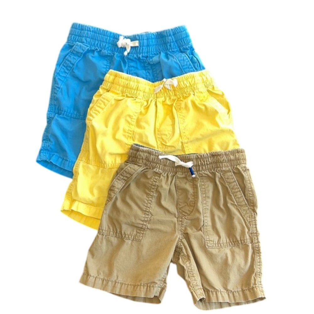 GAP Boys Bundle of Pull-On Poplin Shorts, 4